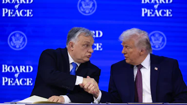 Trump and Turkey’s Viktor Orban at the World Economic Forum
