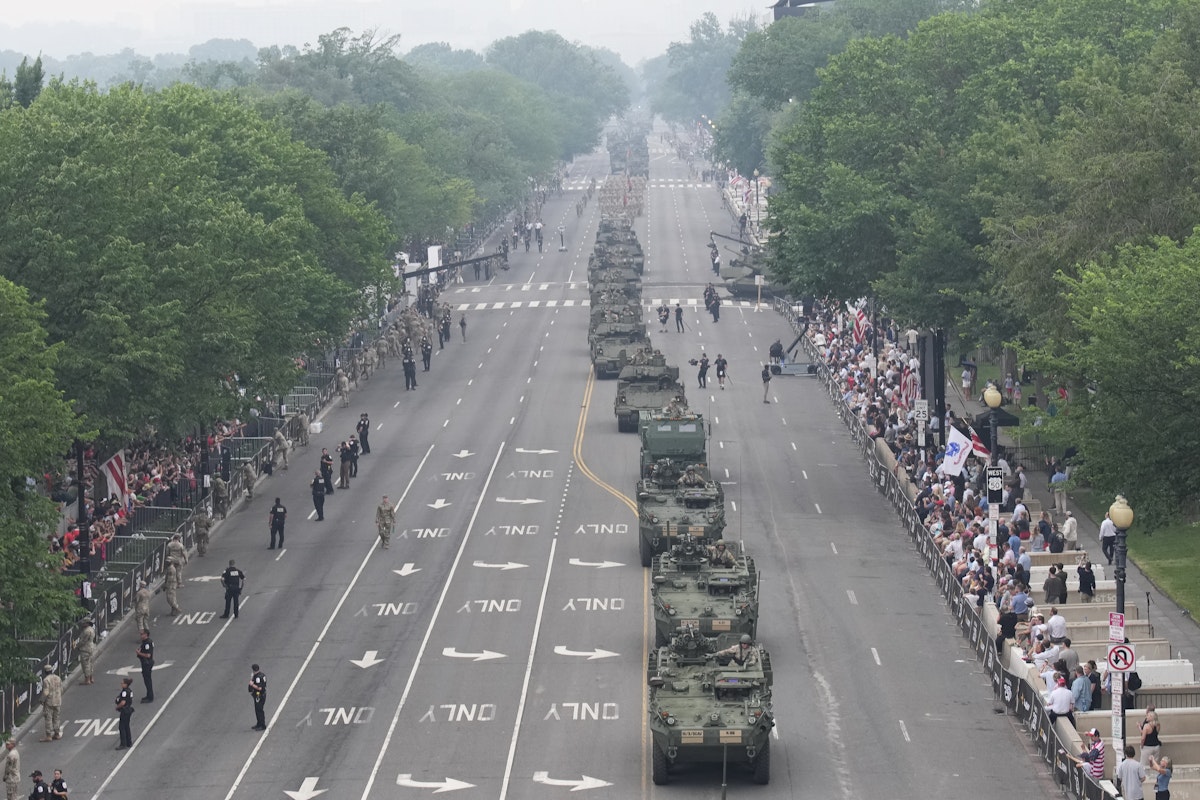 Trump’s Military Parade Was a Pathetic Event for a Pathetic President Trump’s Military Parade Was a Pathetic Event for a Pathetic President