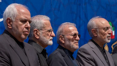 Four former Iranian foreign ministers, including Kamal Kharazi.