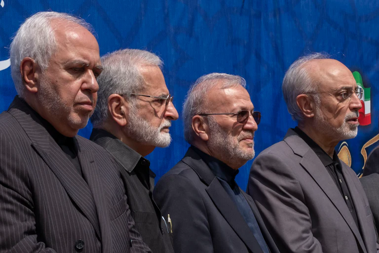 Four former Iranian foreign ministers, including Kamal Kharazi.