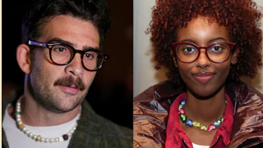 Splitscreen of Hasan Piker and Isra Hirsi