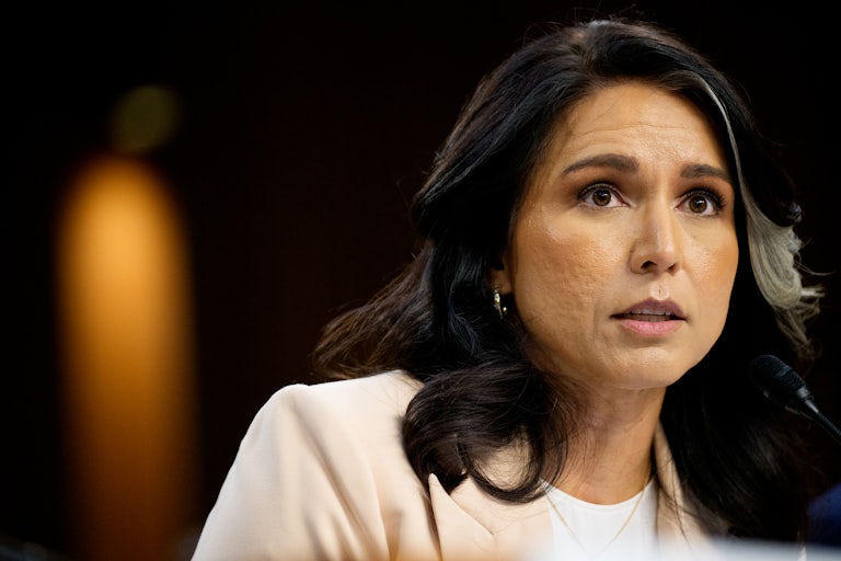 Director of National Intelligence Tulsi Gabbard testifies in Congress.