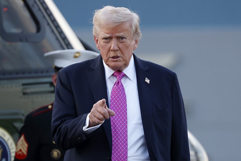 Donald Trump points