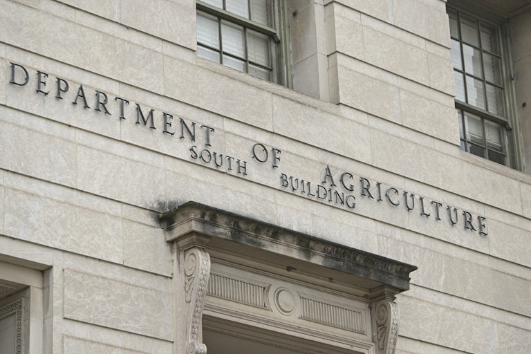 The U.S. Department of Agriculture building in Washington, D.C.