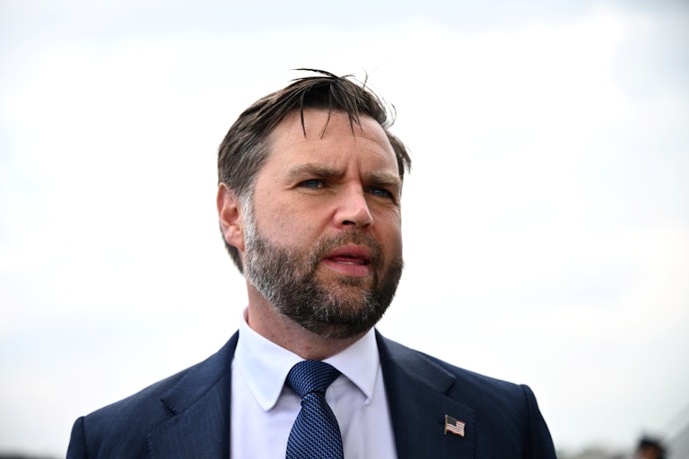 Vice President JD Vance at a press conference.