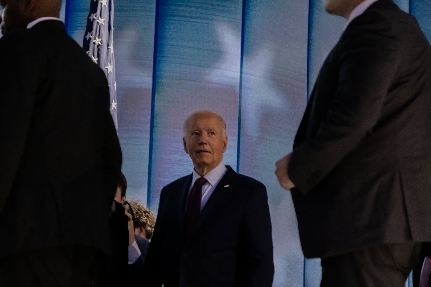 President Joe Biden at the United Center on Monday August 19th