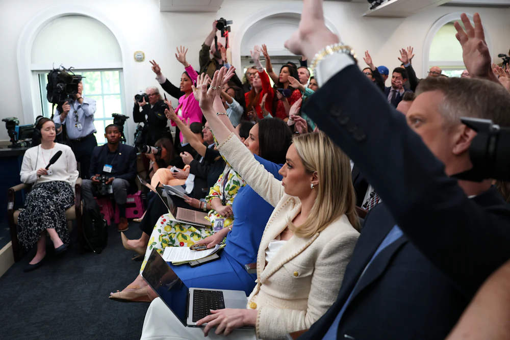 White House reporters at a recent briefing