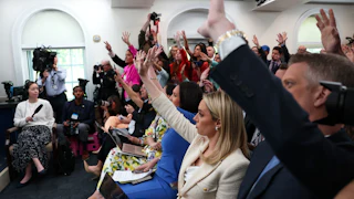 White House reporters at a recent briefing