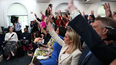 White House reporters at a recent briefing