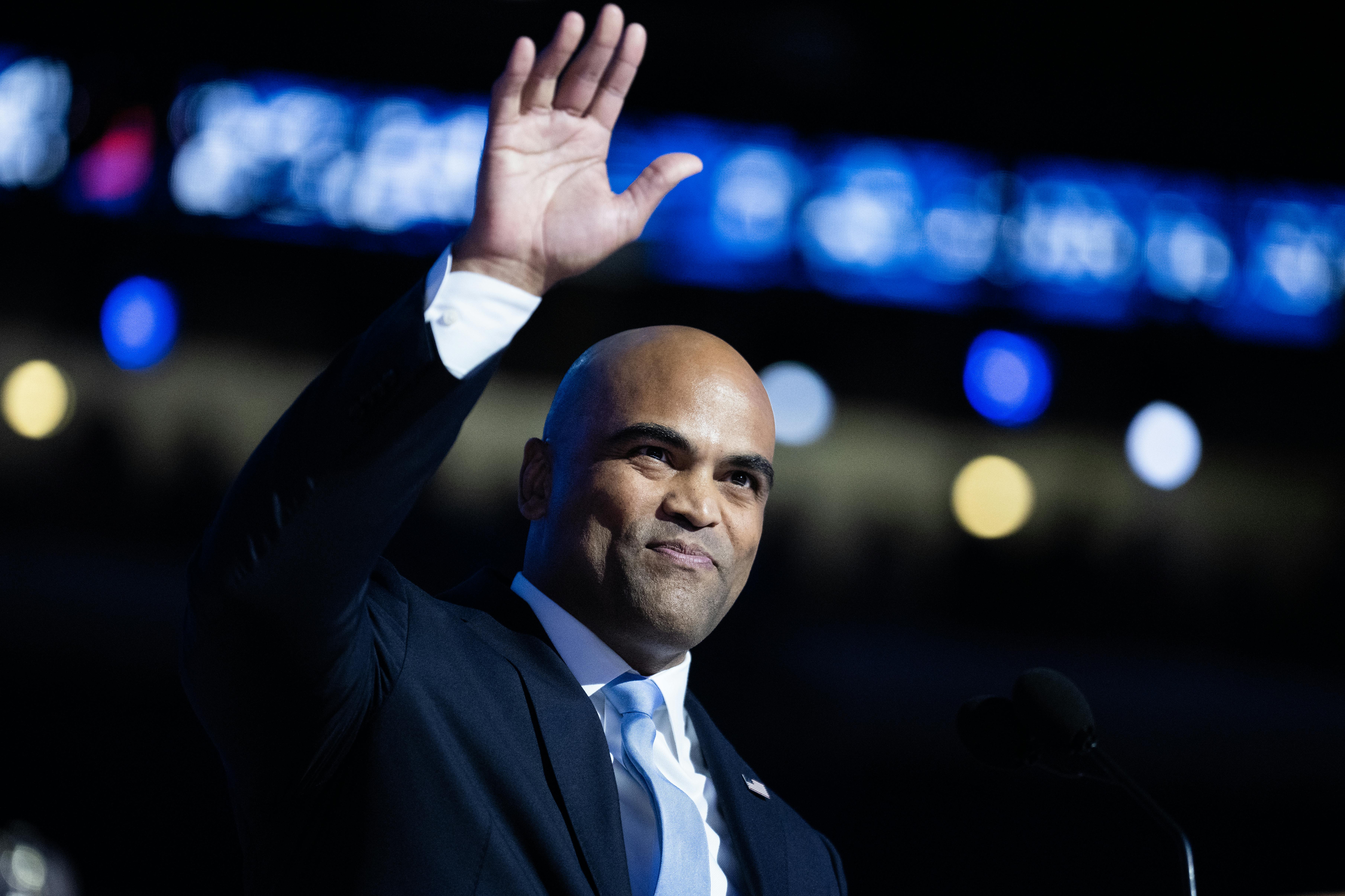 Colin Allred at the 2024 DNC