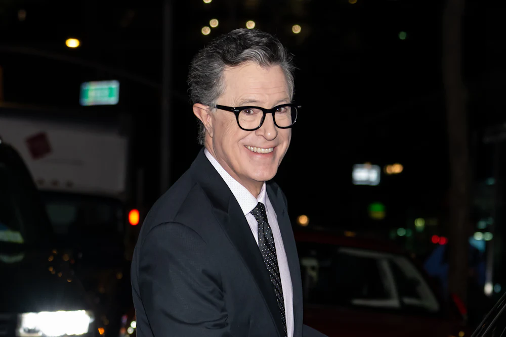 Stephen Colbert in New York Cith on April 27, 2026