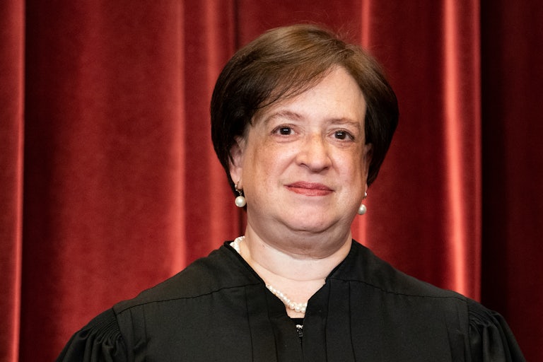 Supreme Court Justice Elena Kagan sits for a photo