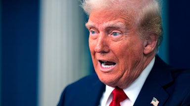 Trump looking crazed
