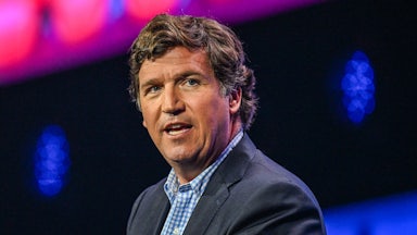 Tucker Carlson speaks at the Turning Point USA conference