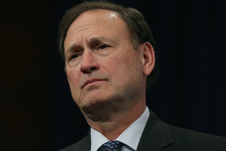 Samuel Alito looks concerned