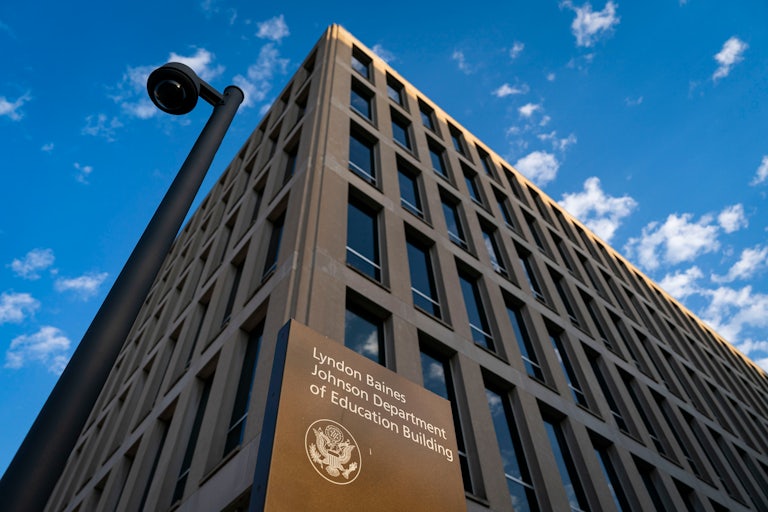 The Department of Education building in Washington, D.C.