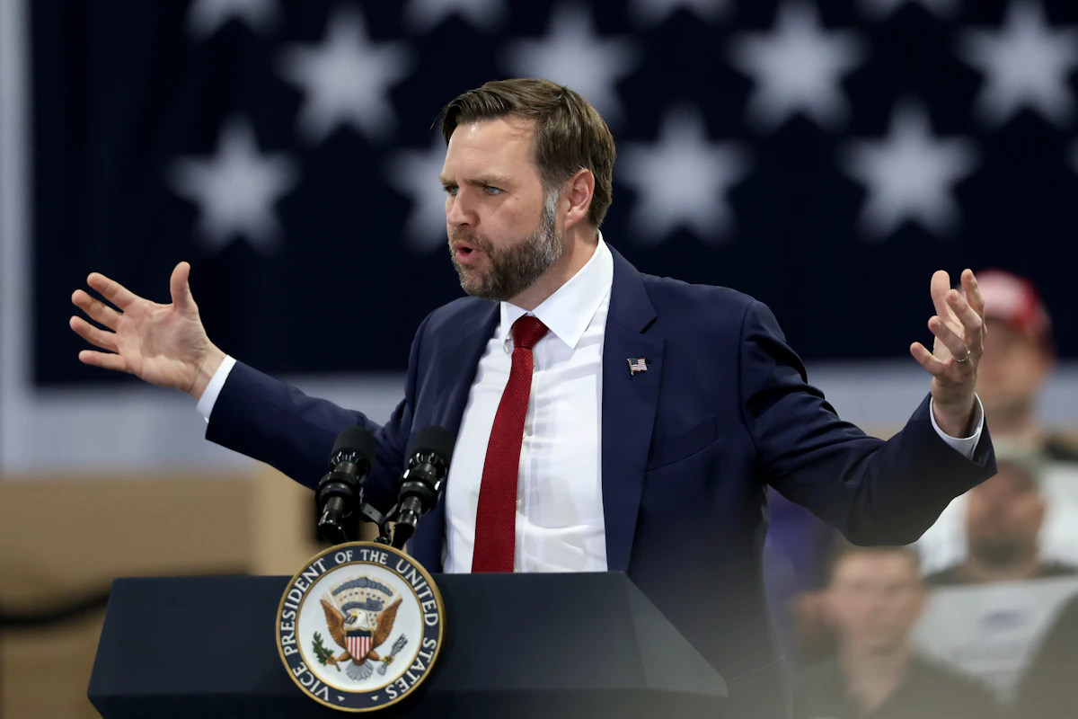 JD Vance Fumbles Speech in Front of Utterly Silent Room