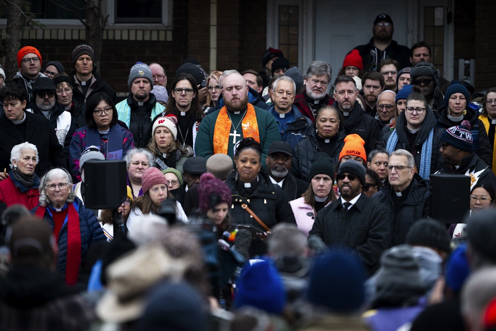 Clergy in Minneapolis protesting ICE