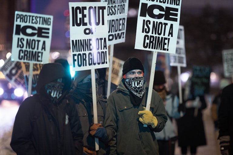 People in Minneapolis protest against ICE's presence in Minnesota