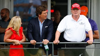 Donald Trump and Tucker Carlson