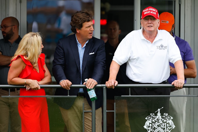 Donald Trump and Tucker Carlson