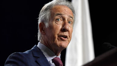 House Ways and Means Chairman Richard Neal speaks to delegates during the 2019 Massachusetts Democratic Party Convention.