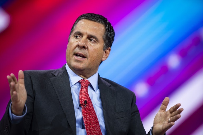 Devin Nunes gestures as he speaks