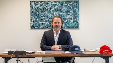 Rockbridge Network co-founder Chris Buskirk poses for a portrait at his offices in Scottsdale, Arizona.