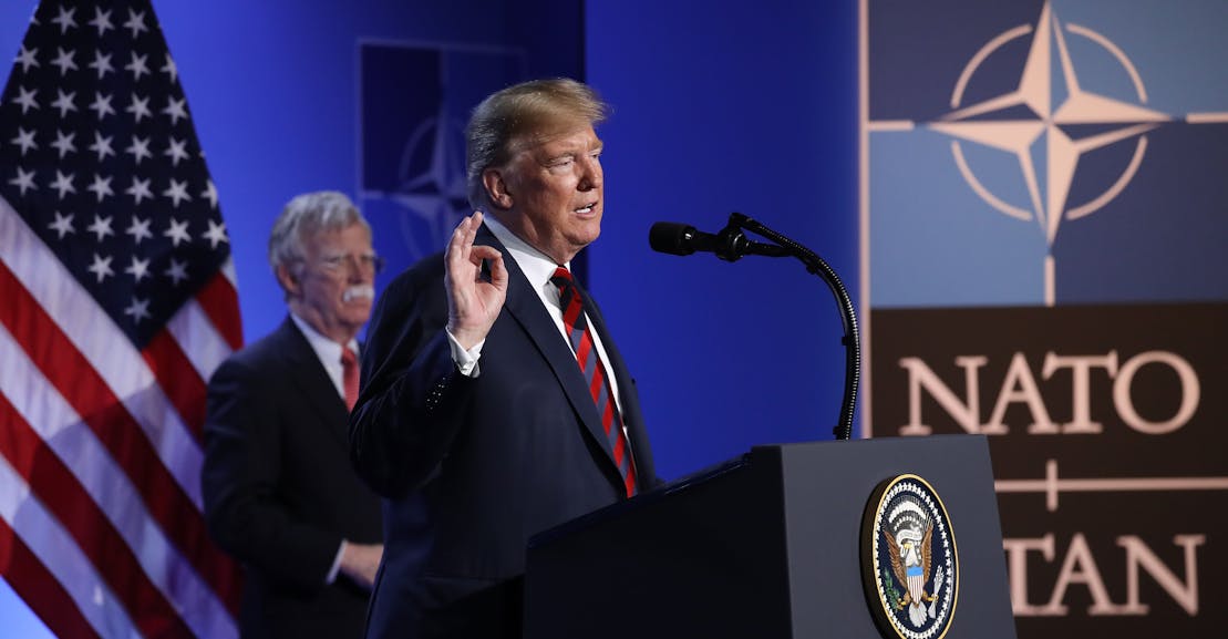 Trump’s staff tricked him into signing a pro-NATO agreement.