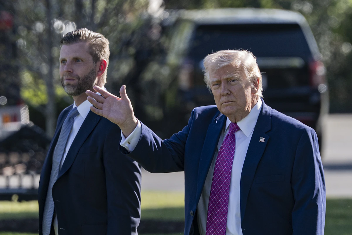Why the Hell Is Trump Taking His Son Eric on an Official State Visit?