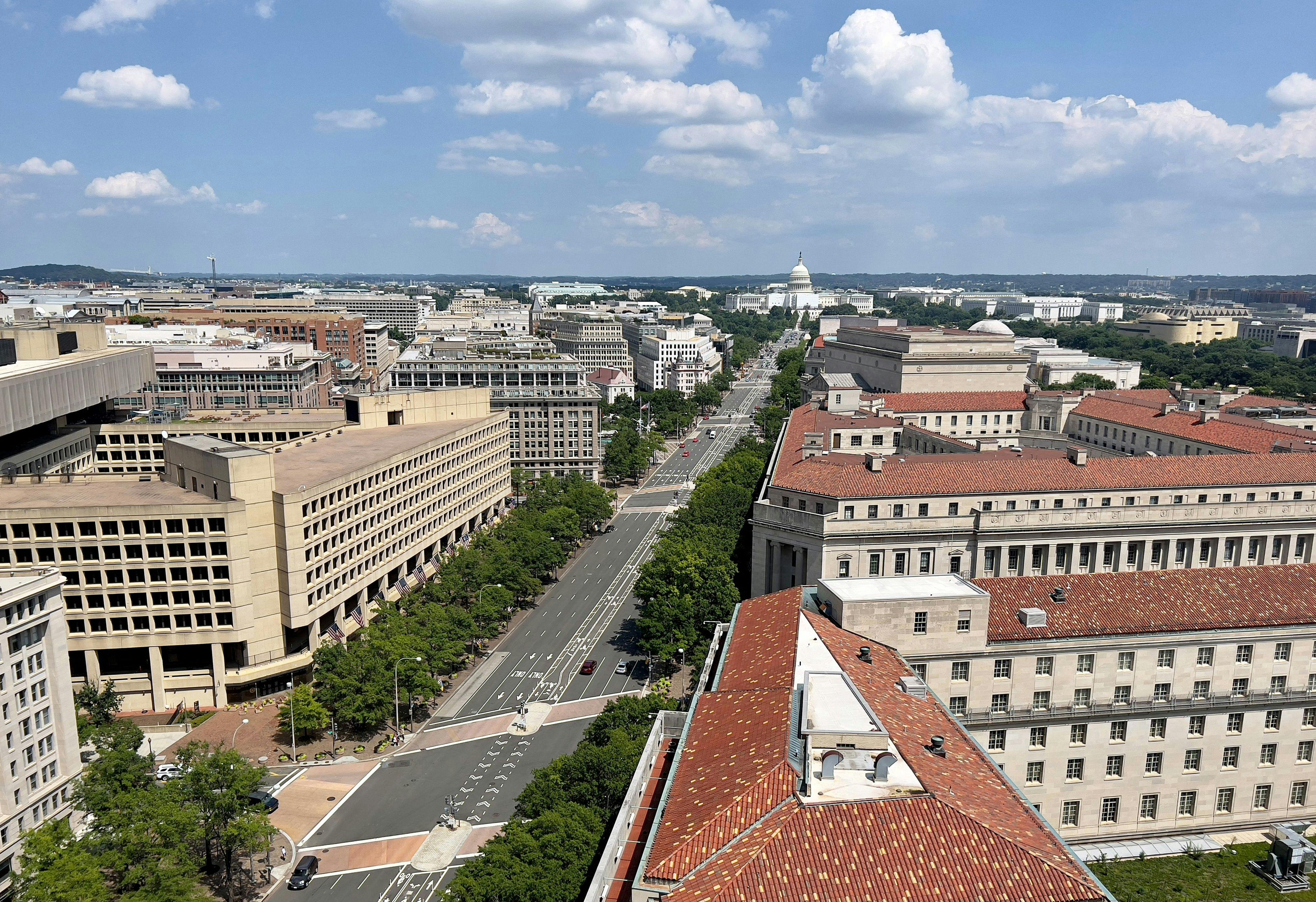 A view of downtown Washington, D.C.