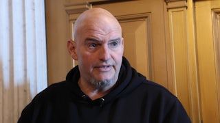 Senator John Fetterman in the Capitol