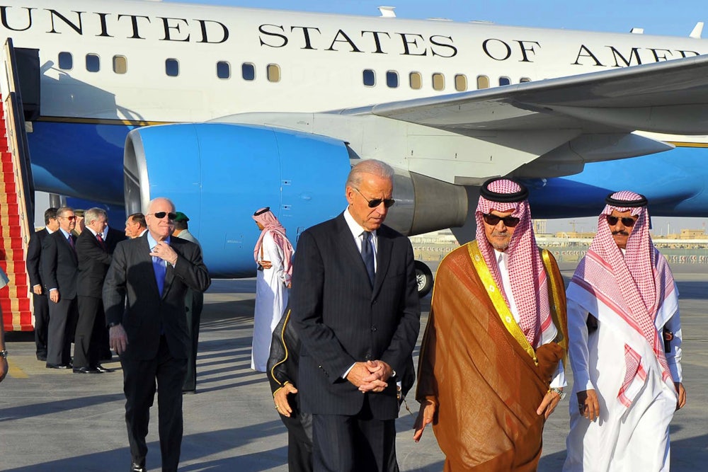 Vice President Biden and Saudi Foreign Minister Prince Saud al-Faisal