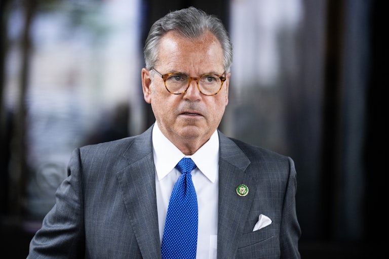 Representative Mark Alford walks in the Capitol
