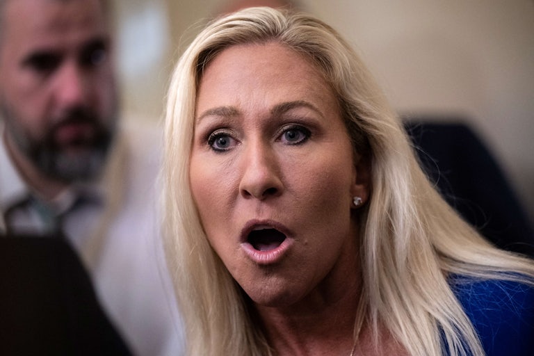 Marjorie Taylor Greene yelling