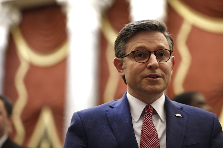 House Speaker Mike Johnson speaking