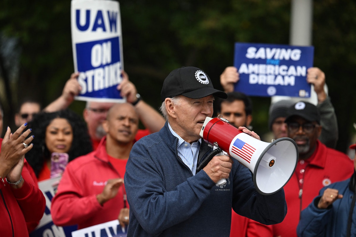 What Biden Just Did for the UAW Is a Big Freaking Deal What Biden Just Did for the UAW Is a Big Freaking Deal