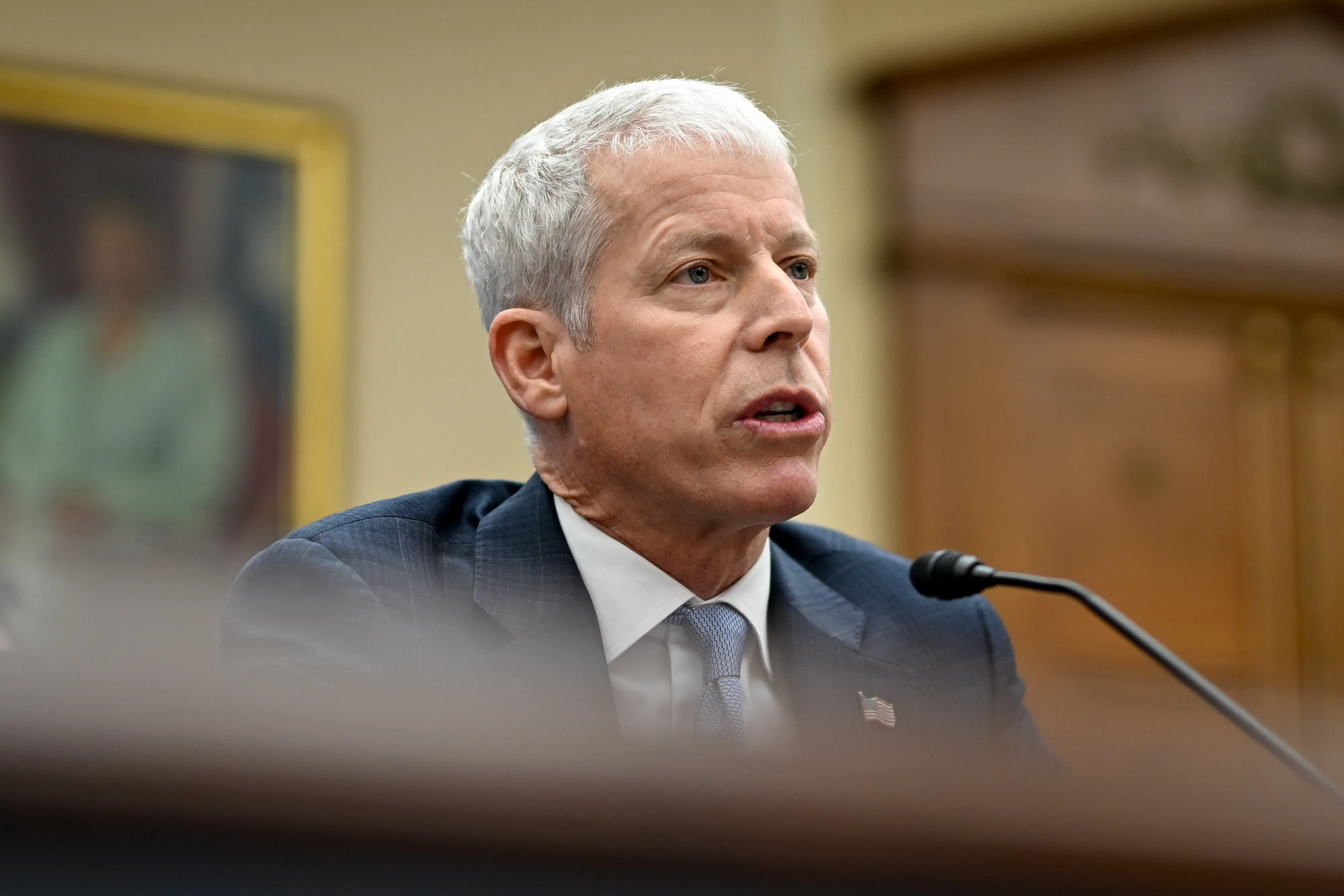 Energy Secretary Chris Wright speaks during a House committee hearing