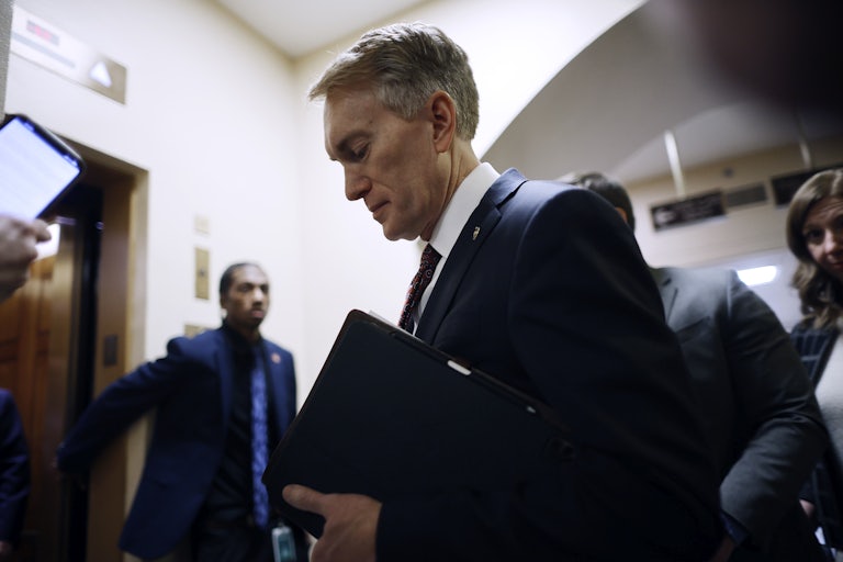 Senator James Lankford at the U.S. Capitol on February 7