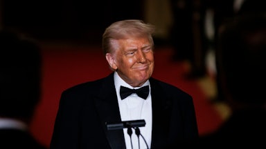 Trump in tuxedo