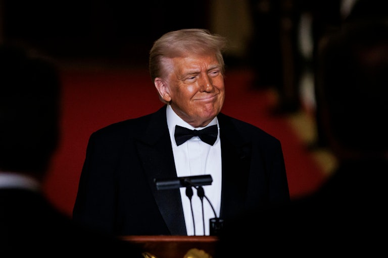 Trump in tuxedo