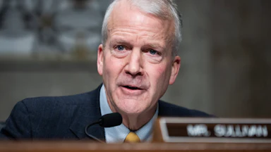 Senator Dan Sullivan speaks during a hearing