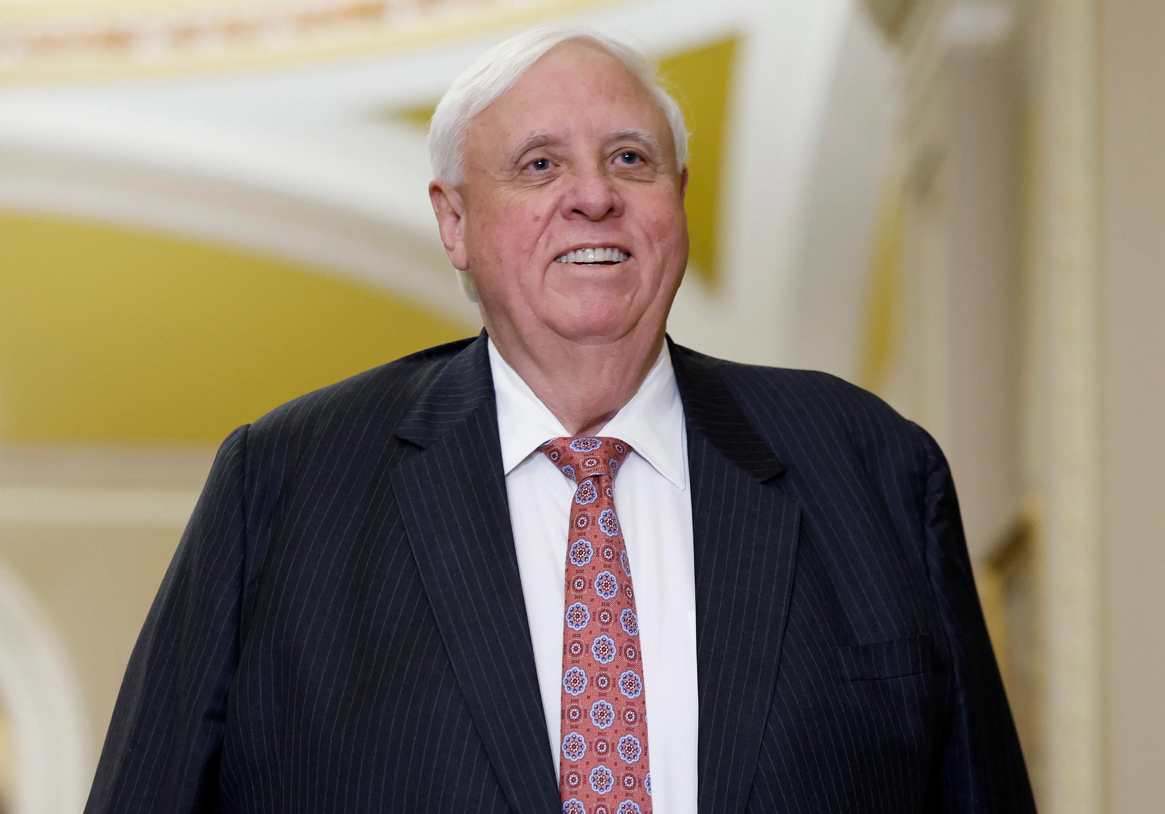 Jim Justice smiles