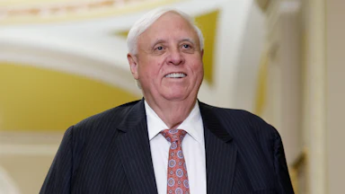 Jim Justice smiles