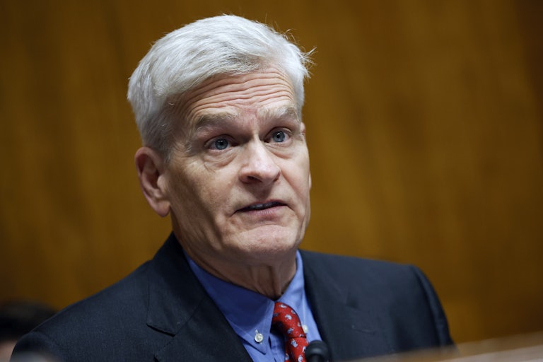 Senator Bill Cassidy speaks at a hearing.