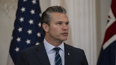 Defense Secretary Pete Hegseth speaks