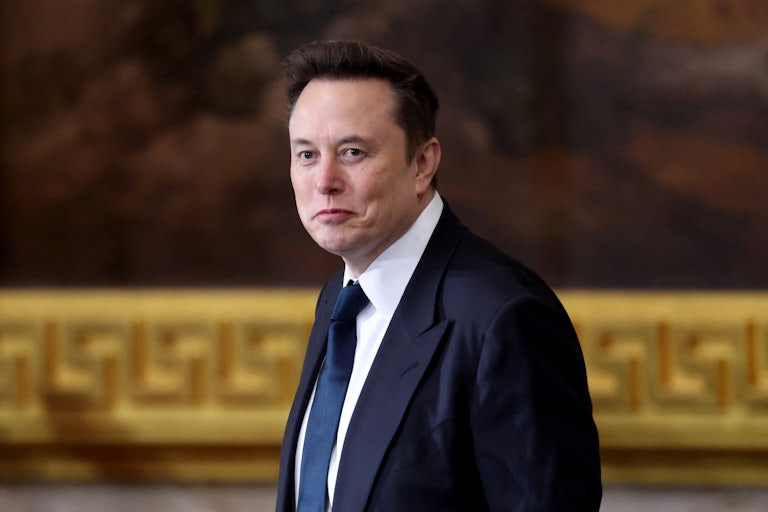 Elon Musk at Donald Trump’s inauguration