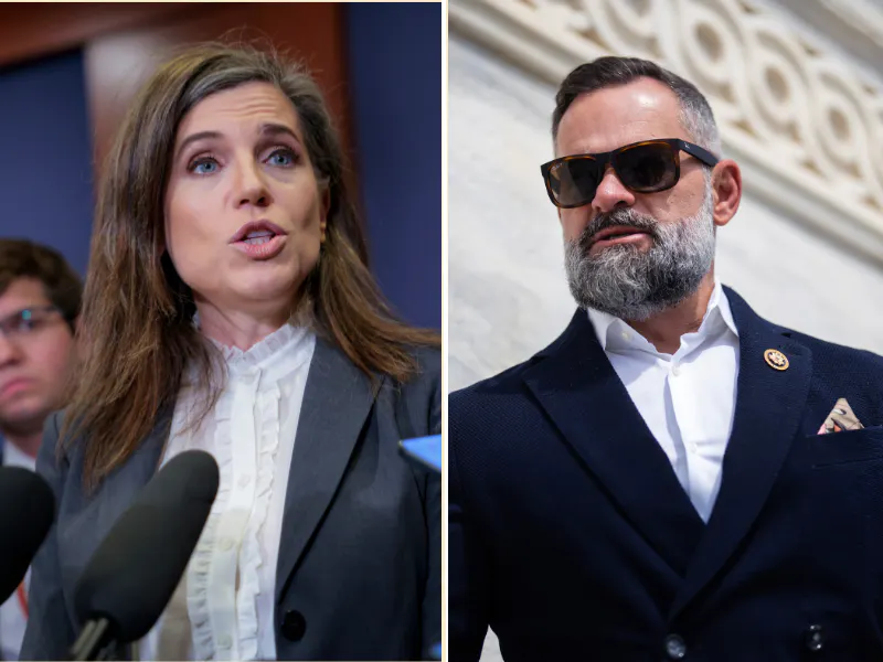 Nancy Mace and Cory Mills splitscreen