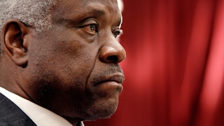 close up of Clarence Thomas