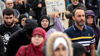 Protest against LGBTQ books in Dearborn, Michigan